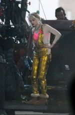 MARGOT ROBBIE on the Set of Birds of Prey in Los Angeles 03/03/2019