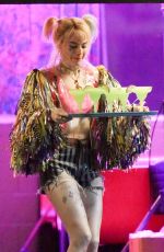 MARGOT ROBBIE on the Set of Birds of Prey in Los Angeles 03/28/2019