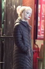 MARGOT ROBBIE on the Set of Birds of Prey in Los Angeles 03/28/2019
