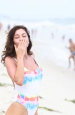 MARIA MELILO in Swimsuit at Pepe Beach in Rio De Janeiro 03/05/2019
