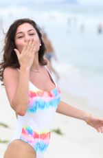 MARIA MELILO in Swimsuit at Pepe Beach in Rio De Janeiro 03/05/2019