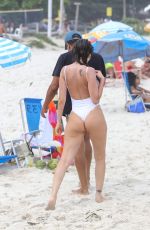 MARIA MELILO in Swimsuit at Pepe Beach in Rio De Janeiro 03/05/2019
