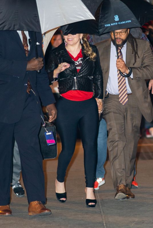 MARIAH CAREY Arrives at Radio City Music Hall in New York 03/25/2019