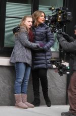 MARISKA HARGITAY on the Set of Law and Erder: Special Victims Unit in New York 03/07/2019