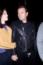 MARY ELIZABETH WINSTEAD and Ewan McGregor Night Out in Los Angeles 03/18/2019