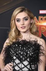 MEG DONNELLY at Captain Marvel Premiere in Hollywood 03/04/2019