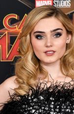 MEG DONNELLY at Captain Marvel Premiere in Hollywood 03/04/2019