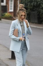MEGAN MCKENNA Leaves Her Home in Brentwood 03/12/2019
