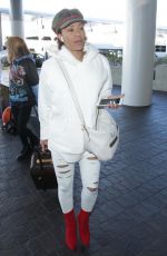 MELANIE BROWN at Los Angeles International Airport 03/20/2019