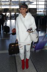 MELANIE BROWN at Los Angeles International Airport 03/20/2019