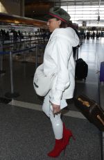 MELANIE BROWN at Los Angeles International Airport 03/20/2019