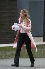 MELISSA BENOIST on the Set of Supergirl in Vancouver 03/07/2019