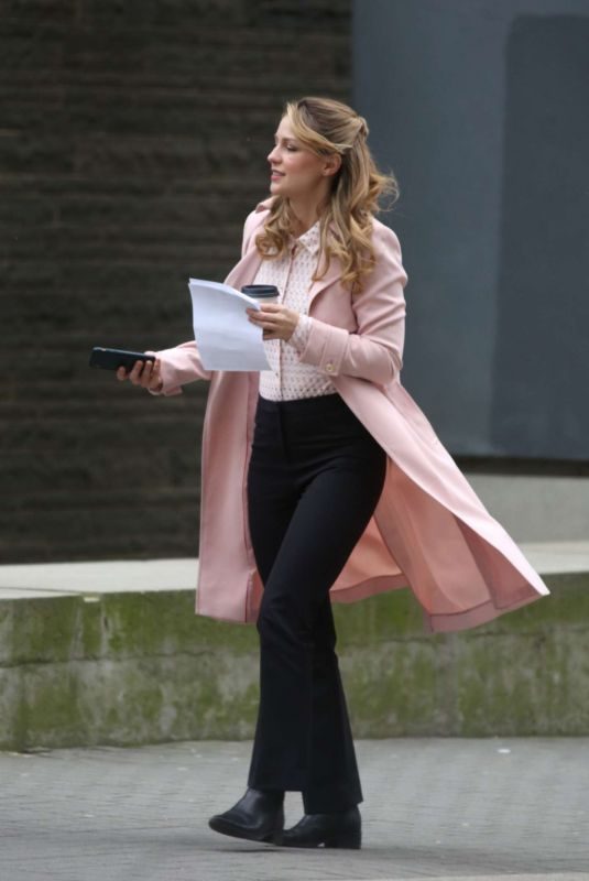 MELISSA BENOIST on the Set of Supergirl in Vancouver 03/07/2019