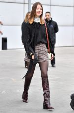 MIA GOTH at Chloe Show at Paris Fashion Week 02/28/2019