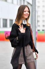 MIA GOTH at Chloe Show at Paris Fashion Week 02/28/2019
