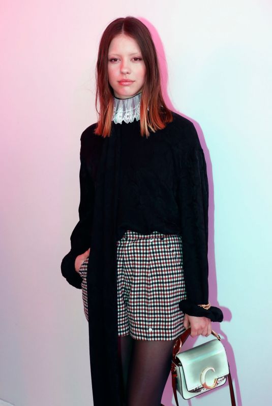 MIA GOTH at Chloe Show at Paris Fashion Week 02/28/2019