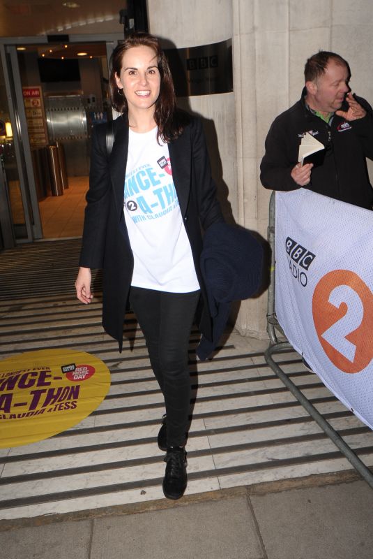 MICHELLE DOCKERY Leaves BBC Radio in London 03/11/2019