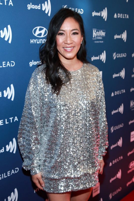 MICHELLE KWAN at 2019 Glaad Media Awards in Los Angeles 03/28/2019