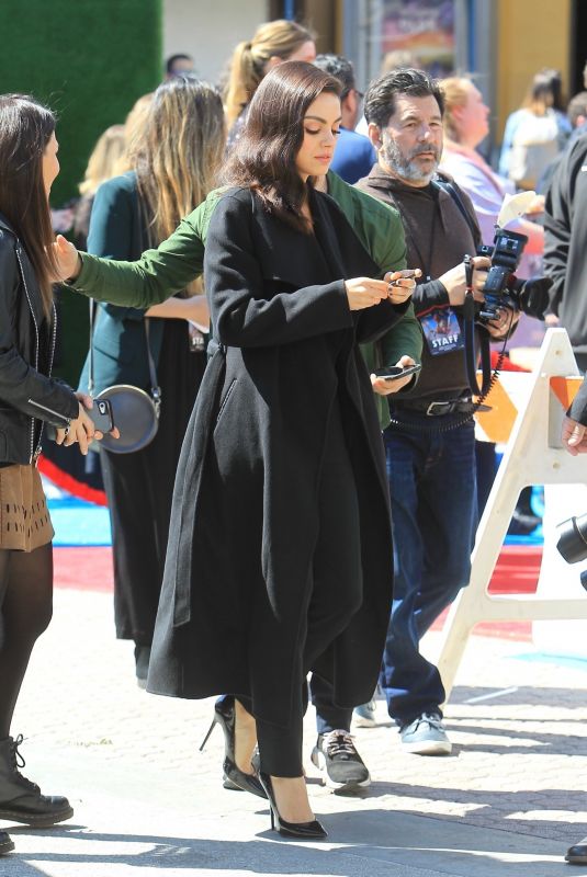 MILA KUNIS Arrives at Regency Village Theatre in Westwood 03/10/2019