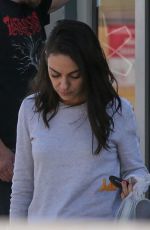 MILA KUNIS Leaves Sunset City Nails in Los Angeles 03/15/2019