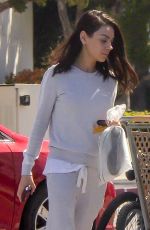MILA KUNIS Leaves Sunset City Nails in Los Angeles 03/15/2019