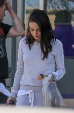 MILA KUNIS Leaves Sunset City Nails in Los Angeles 03/15/2019