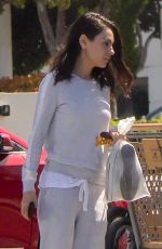 MILA KUNIS Leaves Sunset City Nails in Los Angeles 03/15/2019