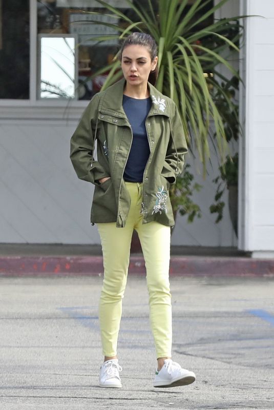 MILA KUNIS Out and About in Los Angeles 03/24/2019