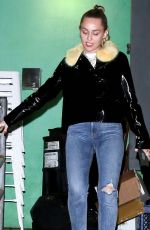 MILEY CYRUS Leaves Tomtom Bar in West Hollywood 03/22/2019