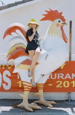 MILEY CYRUS on the Set of a Photoshoot, March 2019