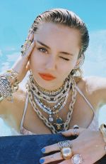 MILEY CYRUS on the Set of a Photoshoot, March 2019