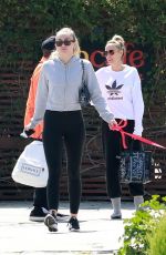 MILEY CYRUS Out with Her Dog in Studio City 03/22/2019