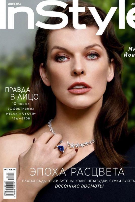 MILLA JOVOVICH in Instyle Magazine, Russia April 2019