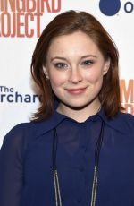 MINA SUNDWALL at The Hummingbird Project Screening in New York 03/11/2019