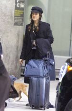 MINKA KELLY Arrives at Airport in Toronto 03/07/2019