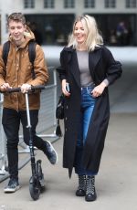 MOLLIE KING Leaves BBC Studio in London 03/16/2019