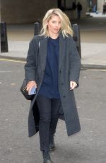MOLLIE KING Leaves Radio One Studios in London 03/02/2019