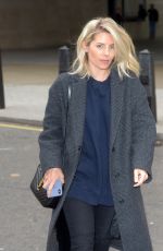 MOLLIE KING Leaves Radio One Studios in London 03/02/2019