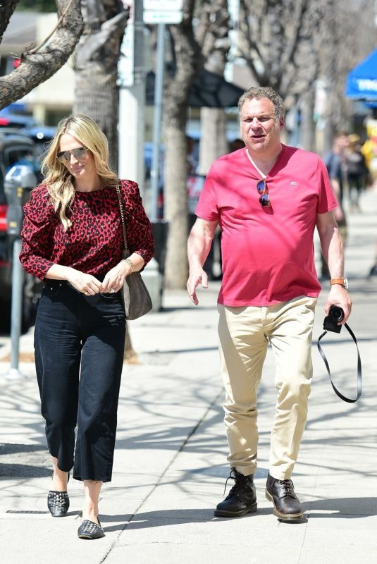 MOLLY SIMS and Jeff Garland at Joan’s on Third in Studio City 03/26/2019