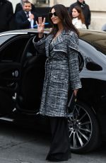 MONICA BELLUCCI Arrives at Chanel Show in Paris 03/05/2019