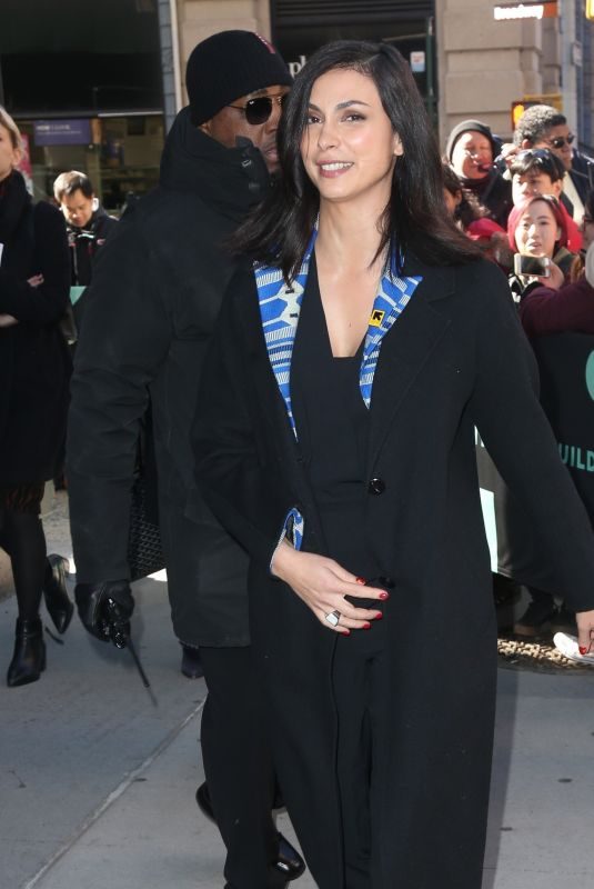 MORENA BACCARIN Arrives at AOL Build in New York 03/26/2019