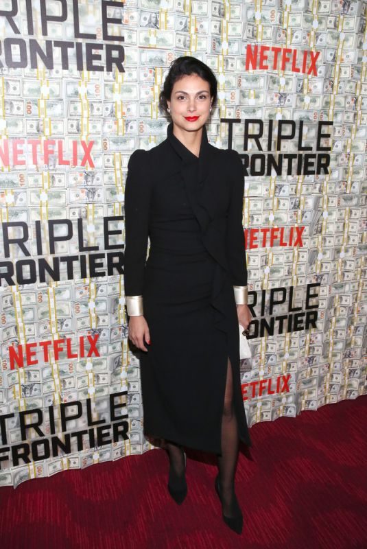 MORENA BACCARIN at Triple Frontier Premiere in New York 03/03/2019