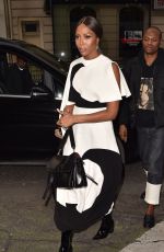 NAOMI CAMPBELL Arrives at Vogue Party in Paris 03/03/2019