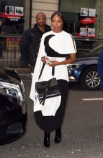 NAOMI CAMPBELL Arrives at Vogue Party in Paris 03/03/2019