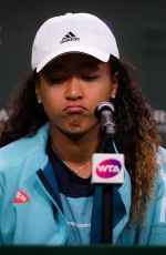 NAOMI OSAKA at Indian Wells Masters Press Conference 03/09/2019