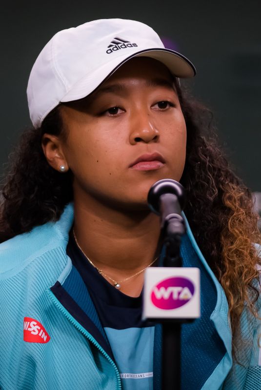 NAOMI OSAKA at Indian Wells Masters Press Conference 03/09/2019