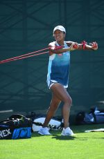 NAOMI OSAKA Training for 2019 Indian Wells Masters 1000 Tennis 03/07/2019
