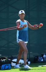 NAOMI OSAKA Training for 2019 Indian Wells Masters 1000 Tennis 03/07/2019