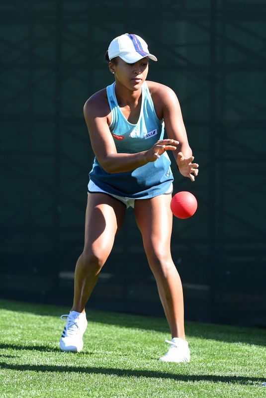 NAOMI OSAKA Training for 2019 Indian Wells Masters 1000 Tennis 03/07/2019