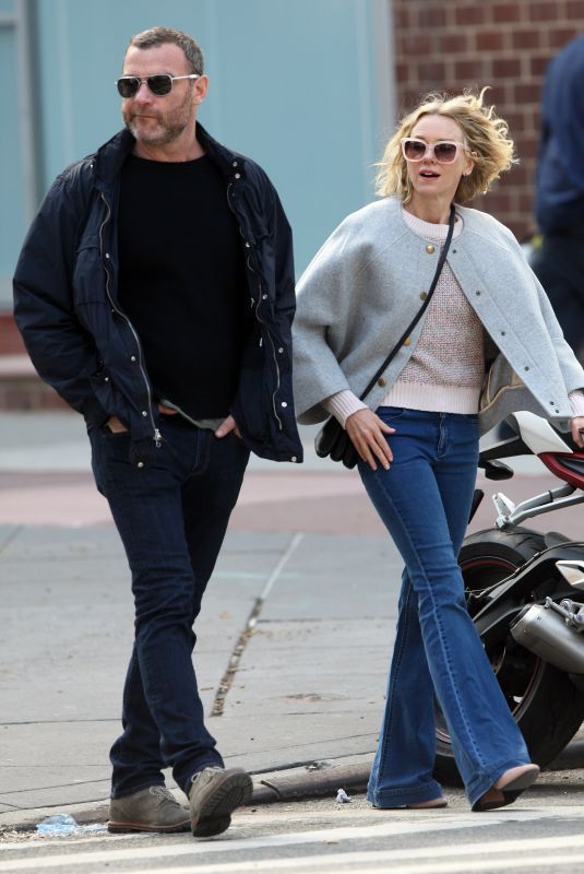NAOMI WATTS and Liev Schreiber Out in New York 03/14/2019
